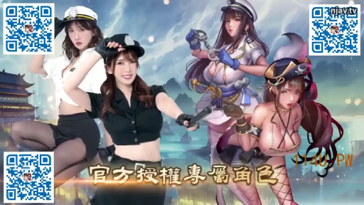 站立 · 巨乳 · 中景 · 摆拍 · 妩媚 · 警察制服 · 屋外 · 警棍