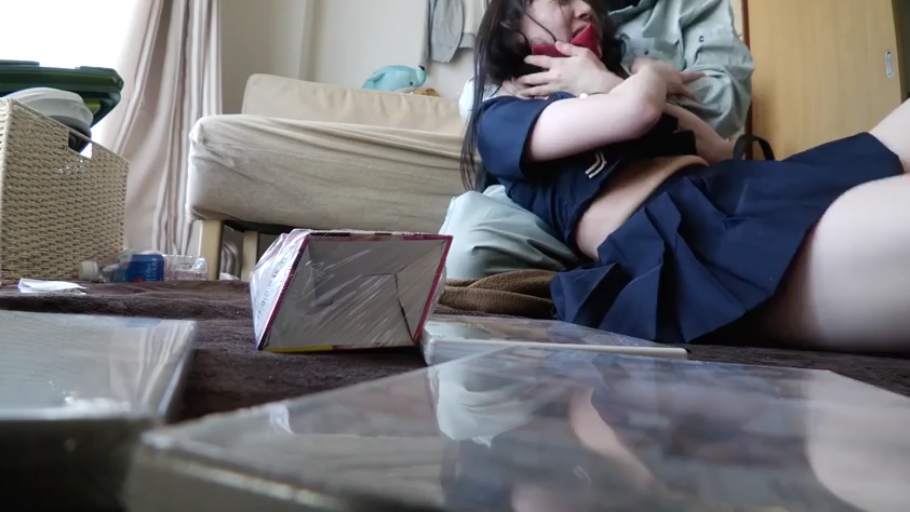 室内 · 躯干 · 水手服 · 倒地