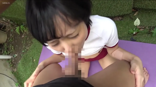 Investment · 第一视角 · oral sex · Kneeling posture · 面部特写 · Outdoor · Gymnastics uniform · 瑜伽垫