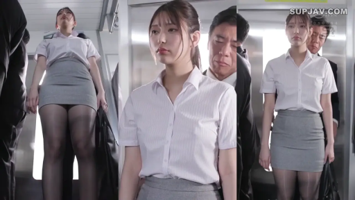 Whole body · Stand · 灰裙 · 忍耐 · Handbag · 痴汉 · 电车 · 受猥亵