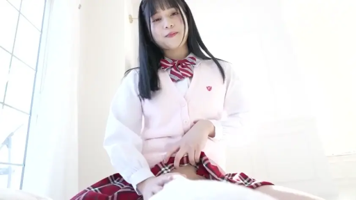 室内 · 坐姿 · 中景 · 微笑 · JK制服 · 亚洲女性 · 掀起裙子