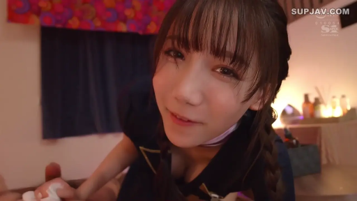 Indoor · Bend over · Close-up of the face · Smile · POV · 纸巾 · 空姐制服 · 眼神交流