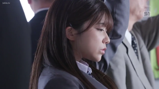 忧郁 · 站立 · 面部特写 · 乘车 · 电车痴汉 · 电车 · 吊环 · 西装校服