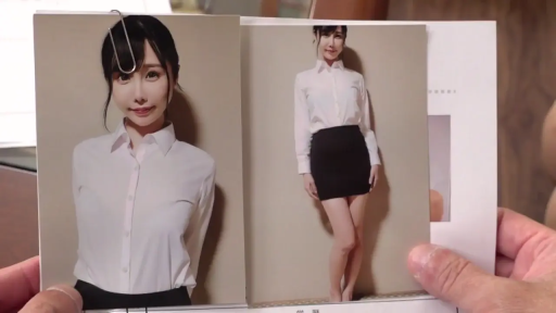 室内 · 站姿 · 摆拍 · 微笑 · 亚洲女性 · OL制服 · 半身与全身