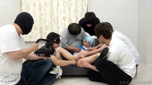 Indoor · Lying on back with legs spread · 下体特写 · Cosplay