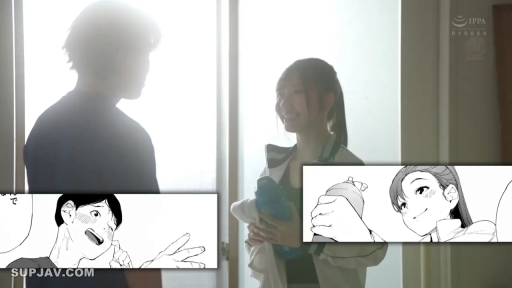 室内 · 交谈 · 中景 · 站姿 · 微笑 · 水壶 · 运动服 · 光影