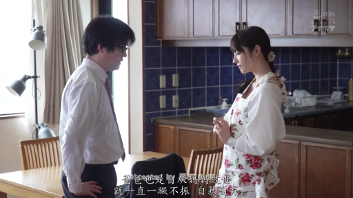 严肃 · 全景 · 剧情 · 谈话 · 厨房餐厅 · 对站 · 衬衫领带与围裙 · 橱柜餐桌