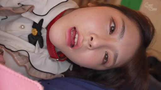 室内 · 单人 · 顔 · 制服 · 恍惚 · 仰向け姿勢 · 项圈