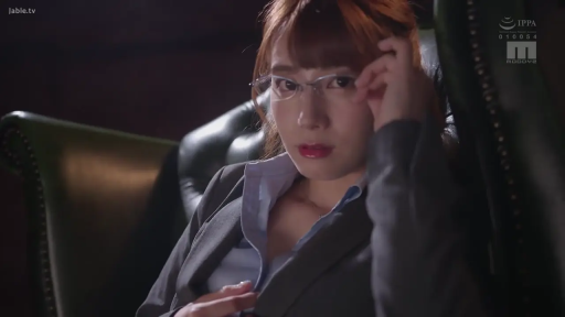 Indoor · Sitting Posture · Glasses · Seduction · 上半身 · OL uniform · 整理衣服 · Professional women