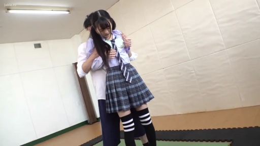 室内 · 揉乳 · 过膝袜 · 羞涩 · 站姿 · 海绵垫