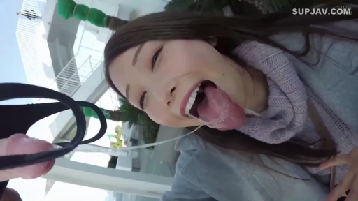 俯身 · 迷离 · 户外 · POV · 口罩 · 嘴部特写 · 吐舌 · 针织围巾