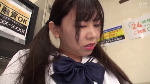 Indoor · Sitting Posture · Close-up of the face · Confused · Stare · Sailor suit · Twin tails · 背景海报