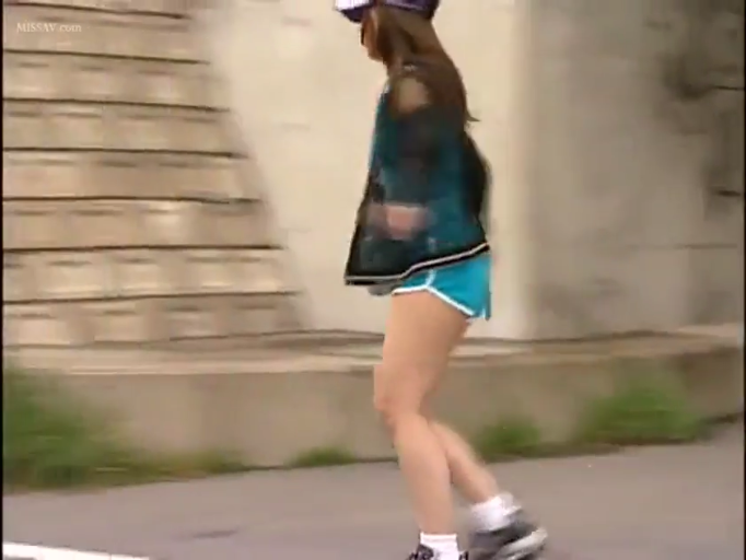 远景 · 偷拍视角 · 卧室床上 · 白色睡裙 · 男后女前坐姿 · 揉乳亲热 · 平淡享受 · 床铺挂画