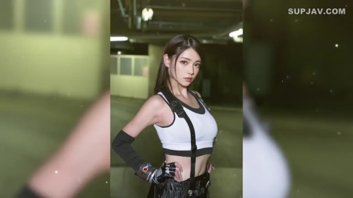 严肃 · 站姿 · 全景 · 摆拍 · 停车场 · 运动内衣 · 手套 · Cosplay