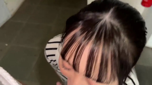 室内 · 脸部特写 · 口交 · 马赛克 · 条纹衬衫 · POV视角 · 仰头 · 吐舌