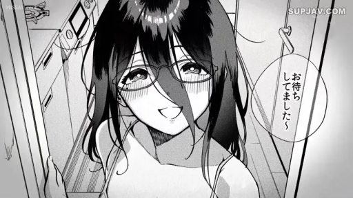 眼镜 · 站立 · 微笑 · 面部特写 · 厨房 · 吊带衫 · 漫画 · 迎接