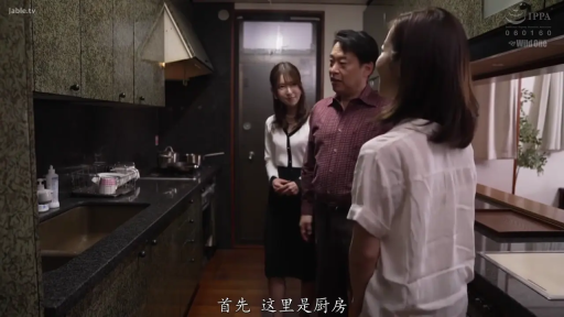 Stand · 全景 · Kitchen · 厨具 · 走入 · 空镜头