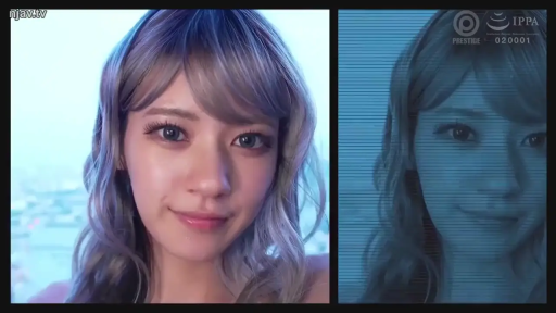 室内 · 脸部 · 微笑 · 注视 · 正面 · 裸肩 · 对比效果